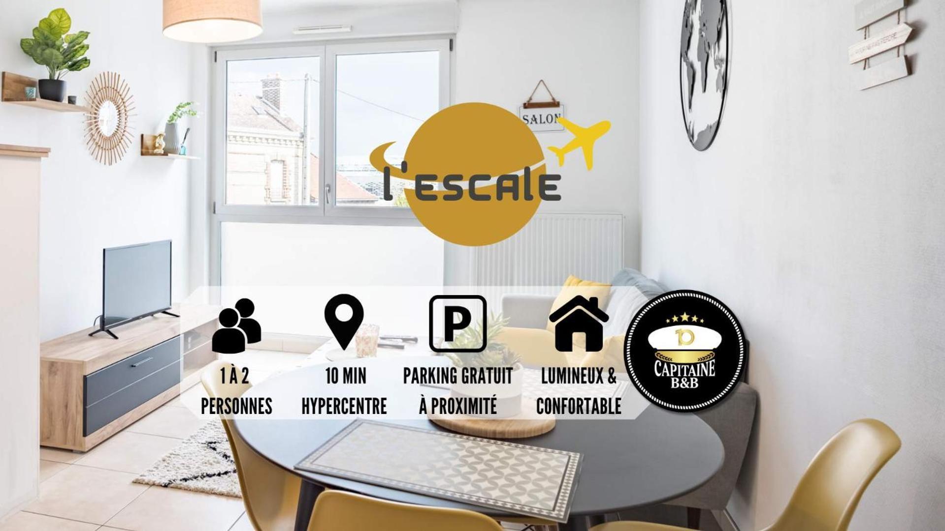 Ferienwohnung L'Escale - Lumiere Et Confort - Prox. Hypercentre Troyes Exterior foto